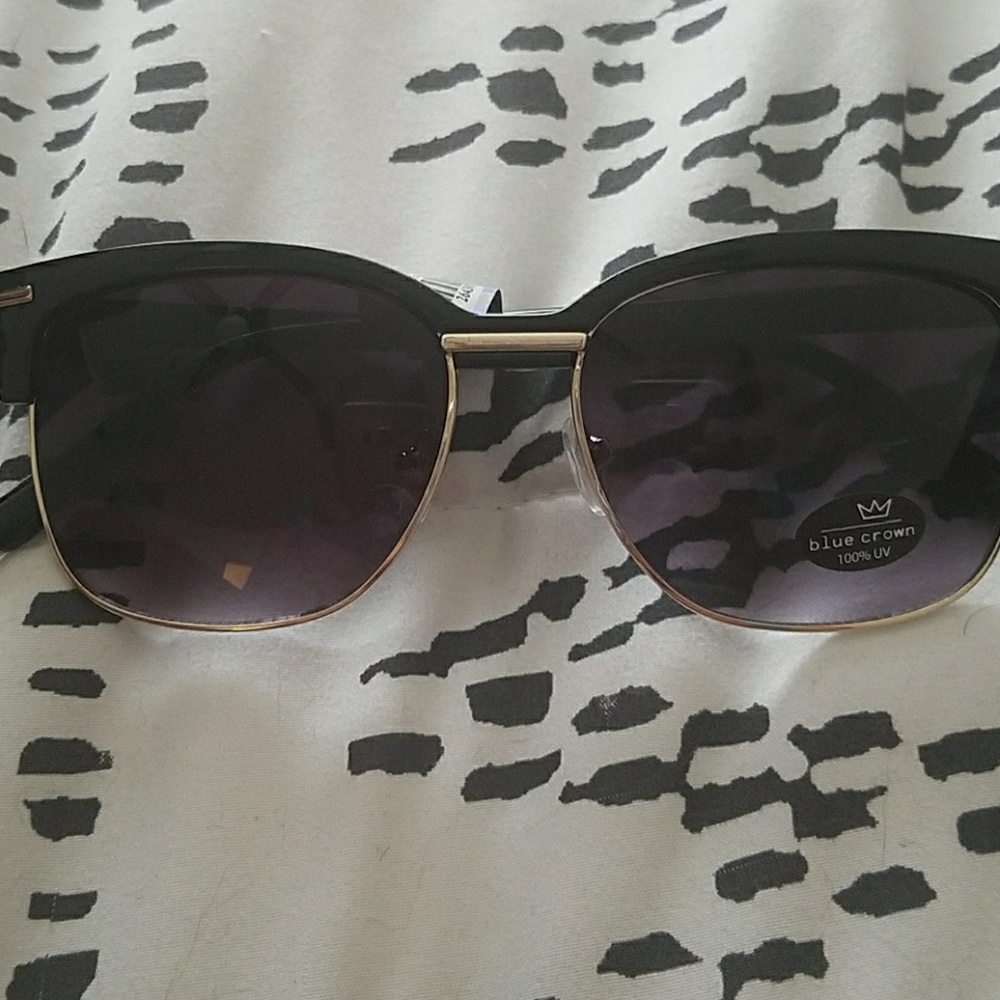Blue Crown Sunglasses